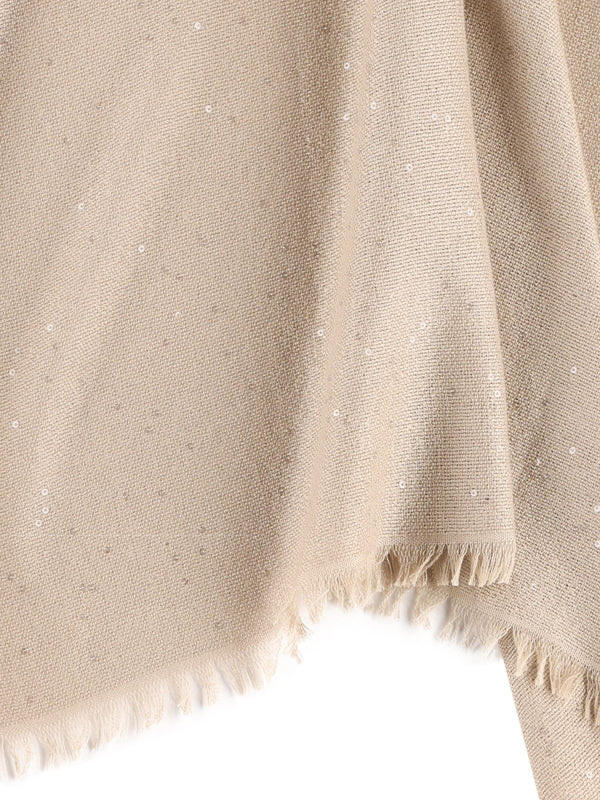 Sequin Cashmere Silk Muffler