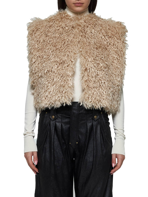 FLORANA Faux Fur Vest