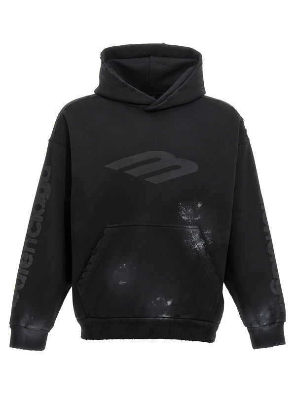 3B Stencil Cotton Hoodie