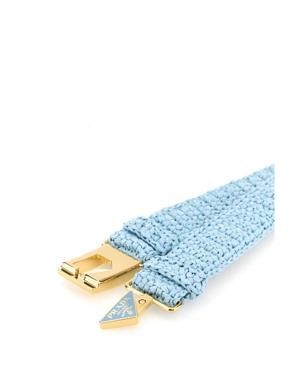 Triangle Logo Buckle Crochet
  Belt