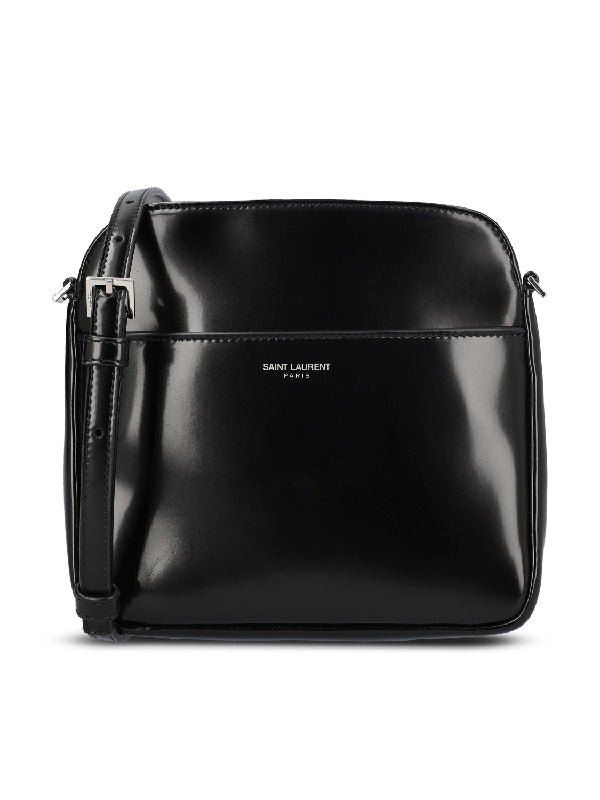 Brushed Leather Mini Crossbody Bag