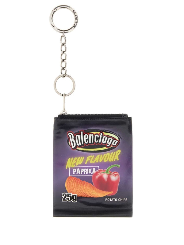 Balenciaga Multicolor Pouch Keyrings