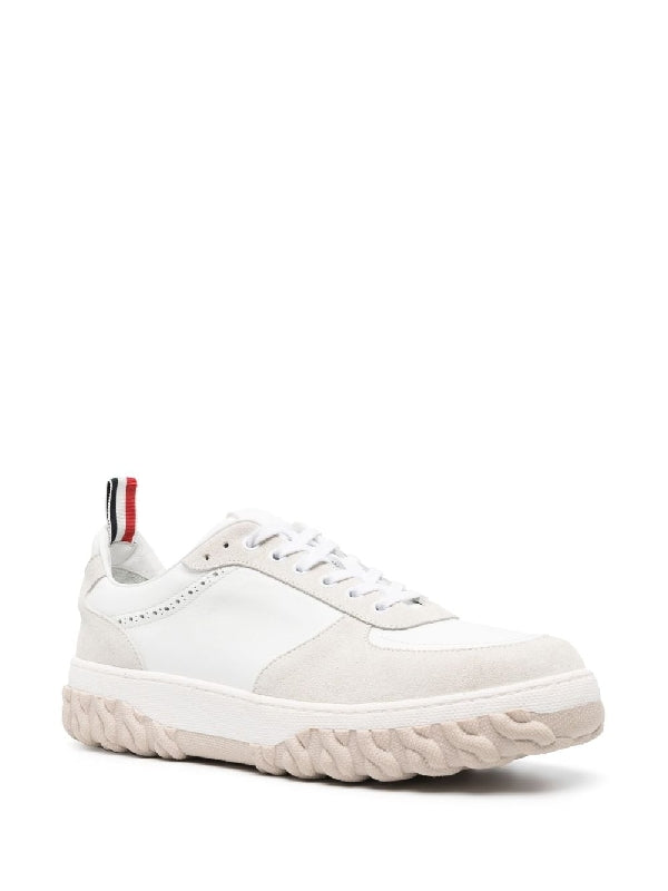 RWB Label Letterman Calfskin Sneakers
