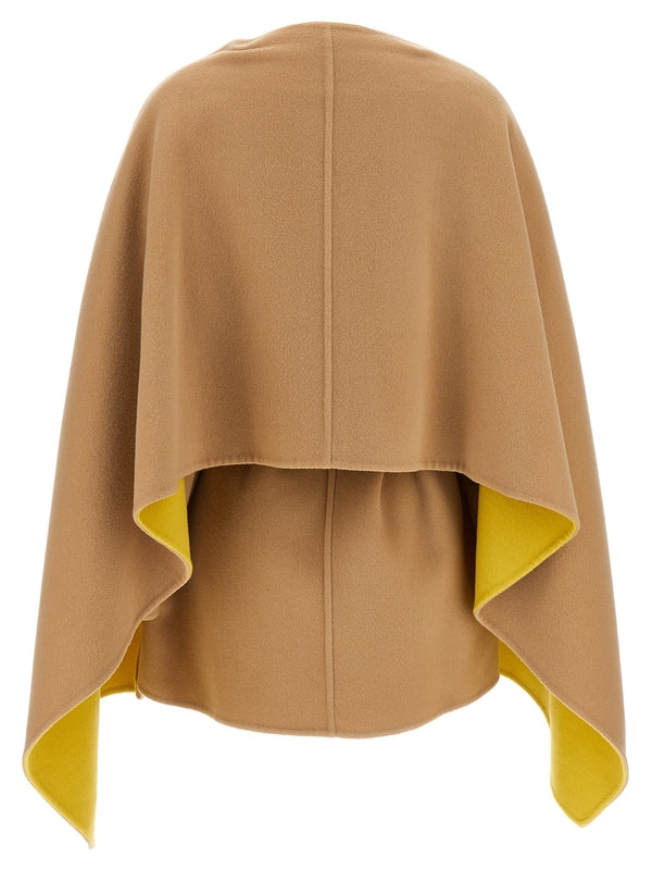 Wool Cashmere
  Belt Cape