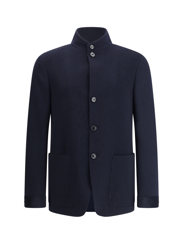 Z Zegna Navy Jackets