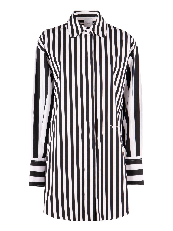 Stripe Shirt Dress