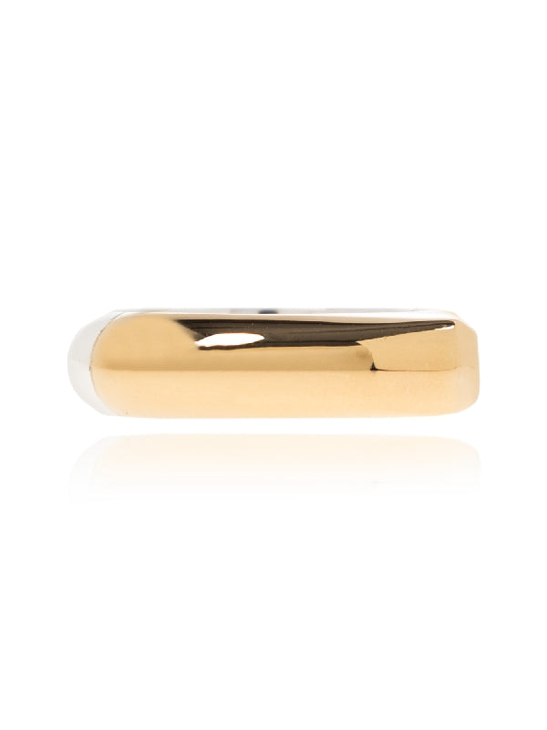 Gold Silver Hinge Ring