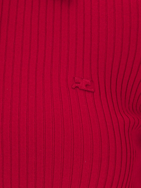 Logo Rib Short Sleeve Polo Shirt