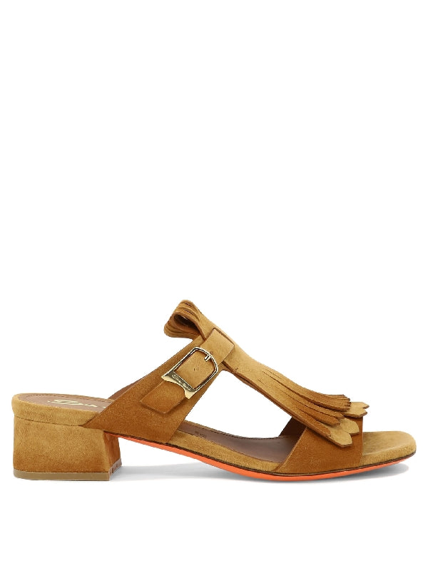 Dua Suede Sandal Heel