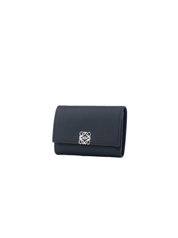 Anagram Logo Flap Calfskin
  Card Wallet