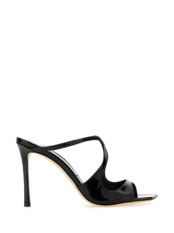 Anise 95 Leather Sandal Heels