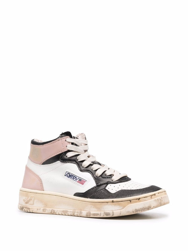 Medalist Leather Hightop Sneakers