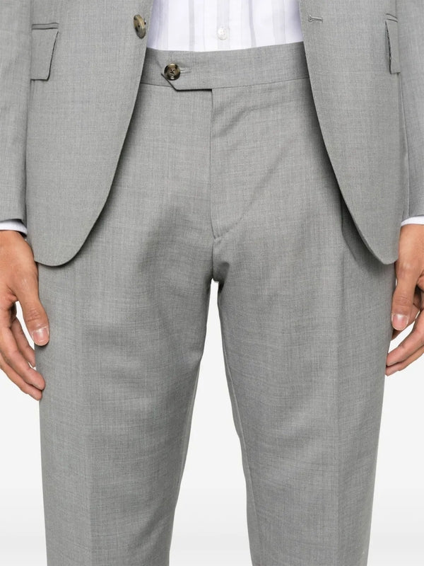 Single-Breasted Wool Suit Setup