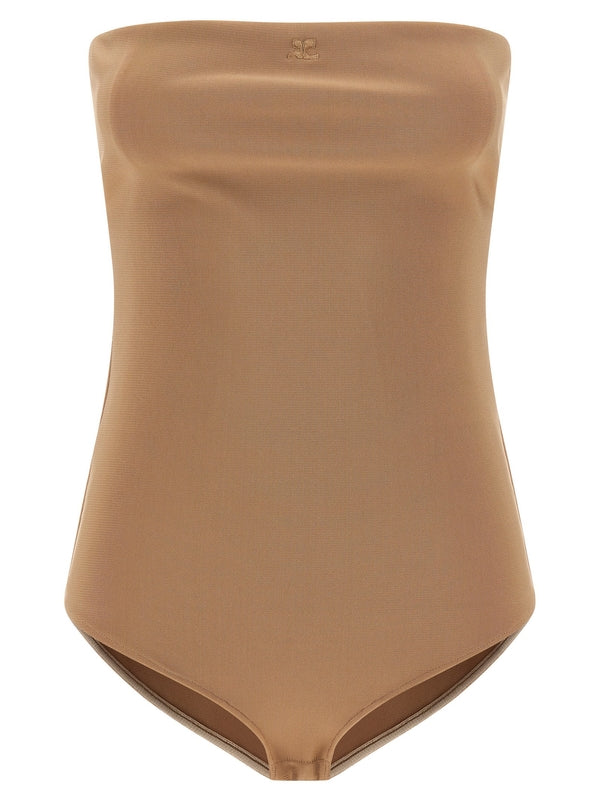 Courrèges Beige Body Suits