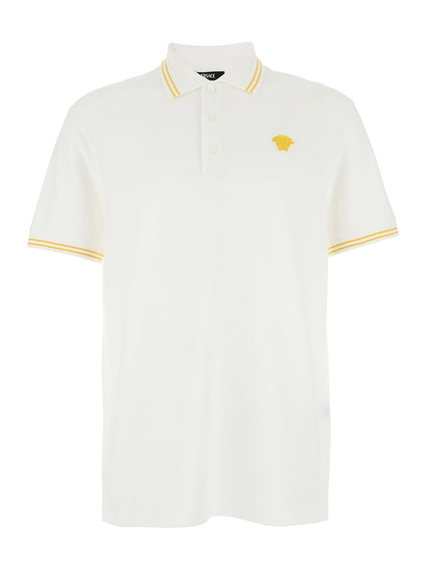Versace White Polo Shirts