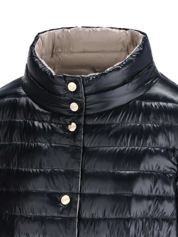 Reversible High-neck Lightweight Padded
  Jacket