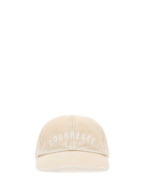 Logo Embroidery Distressed Cotton Ball Cap