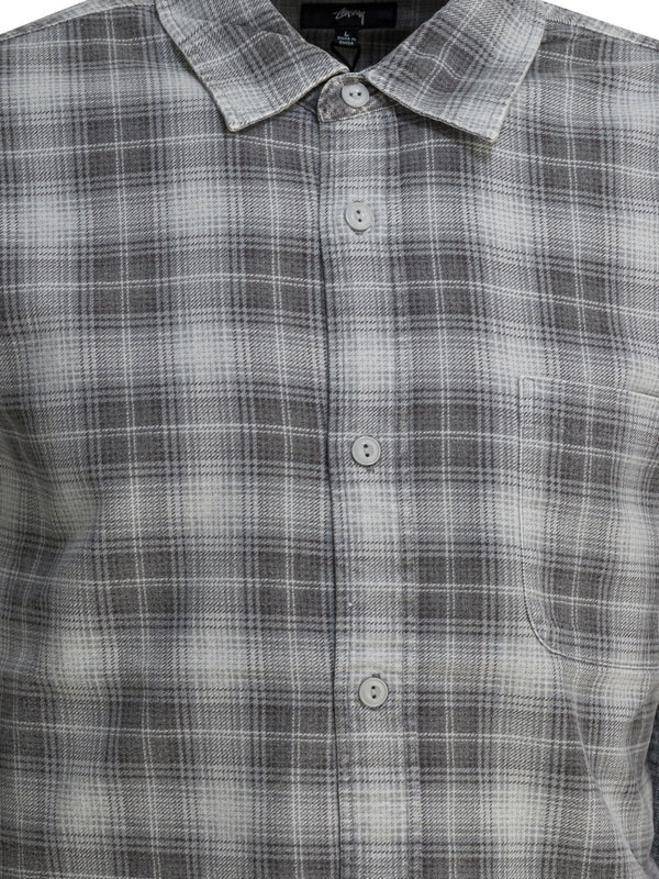 Stussy Grey Checked Shirts