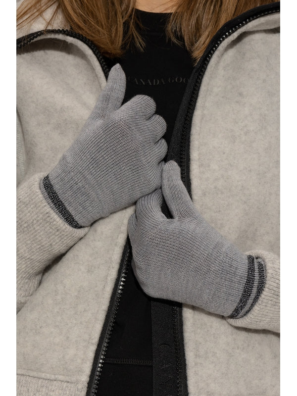 Logo Patch
  Wool Blend Gloves