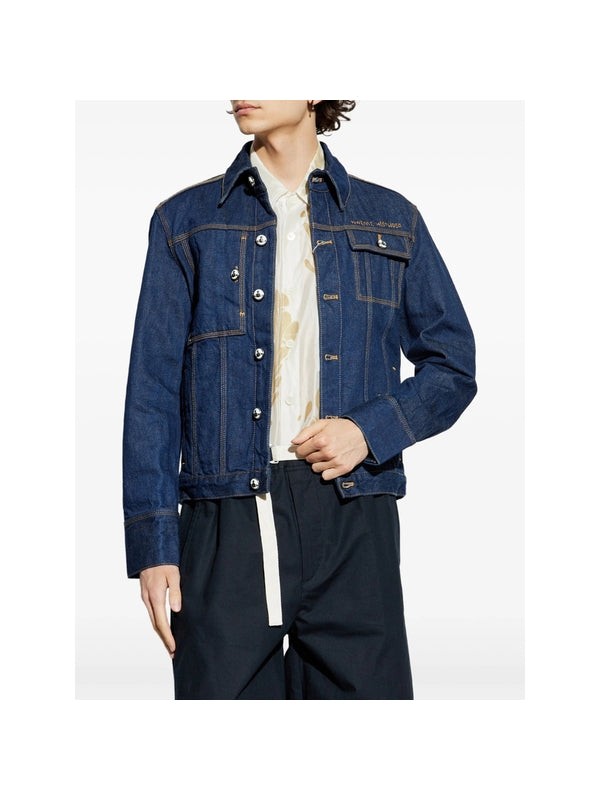Contrast Stitch Denim Jacket