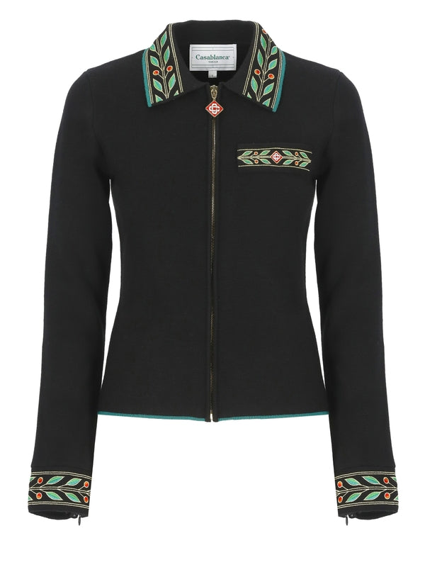 Embroidery Decoration Wool Jacket