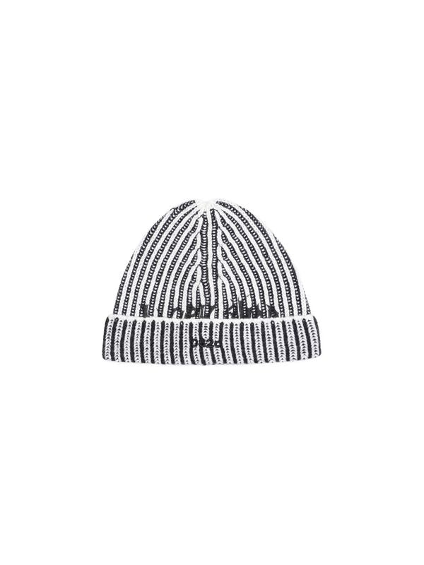 Logo Embroidered Chunky Wool Beanie