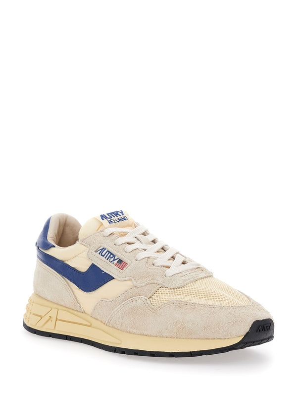 Autry Beige Low Top Sneakers