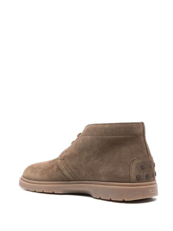 Suede Leather Desert Boots