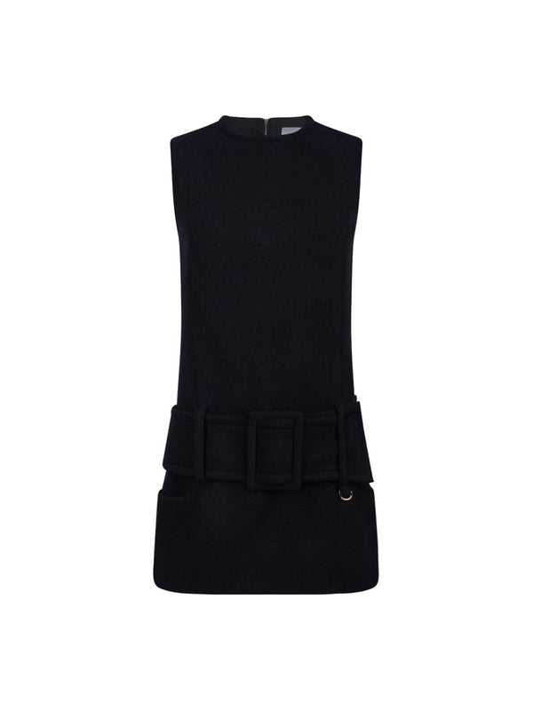 Patou Black Mini Dress