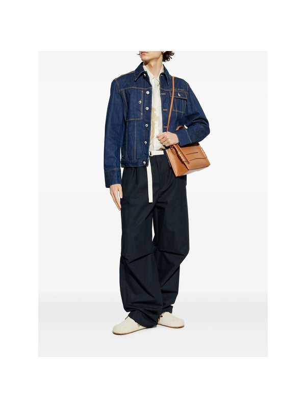 Contrast Stitch Denim Jacket