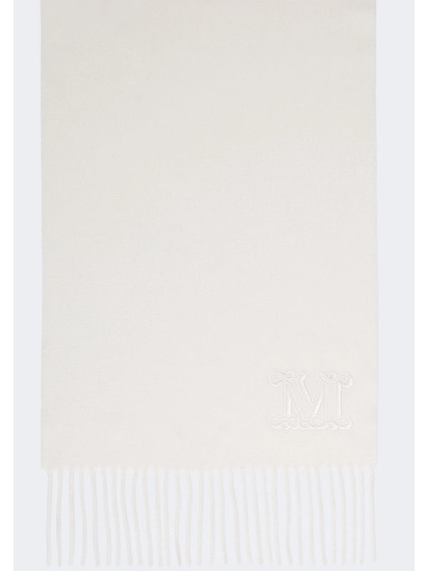 Max Mara Ivory Wool Mufflers