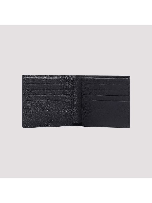 Triangle Logo Saffiano Bifold
  Wallet