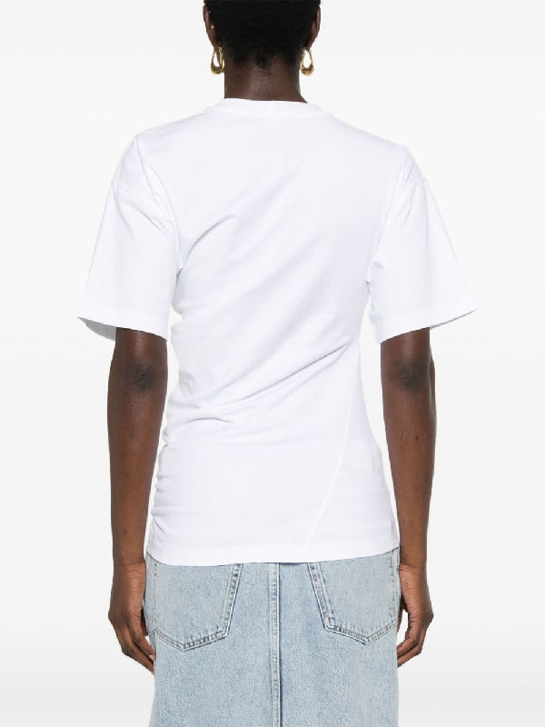 Asymmetrical Organic Cotton
  T-Shirt