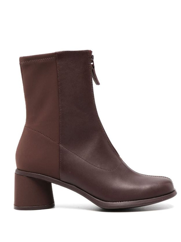 Camper Burgundy Ankle Boots