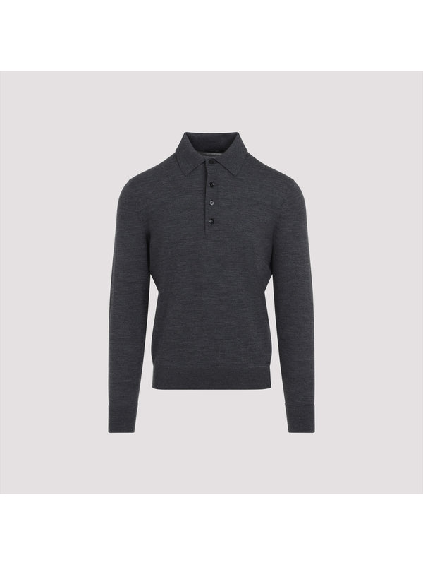 Wool Polo Shirt