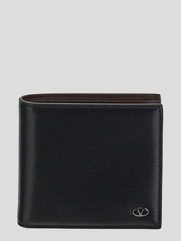 Bold Edition V-logo Bi-fold Wallet