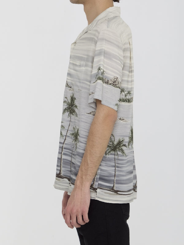 Allover Printed Short Sleeve Shirt