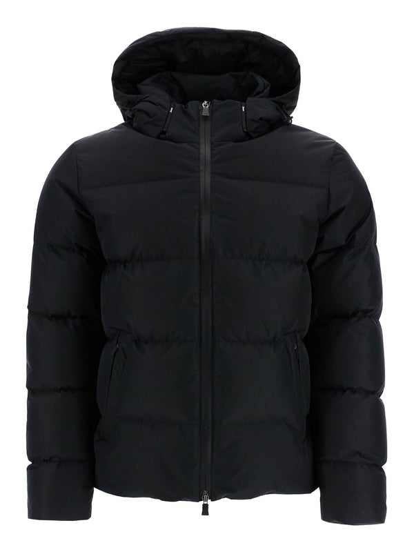 Black Hood Padded Jacket