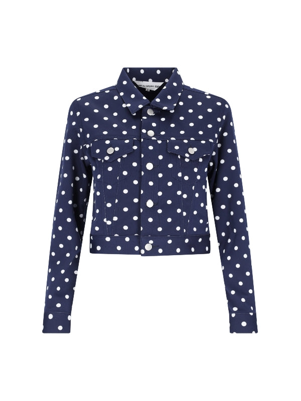 Polka Dot Trucker Jacket