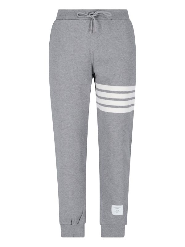 4-Bar Logo Patch Jogger Pants