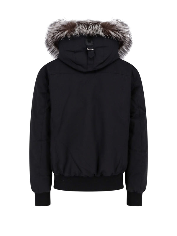 Dixon Fur Hoodie Bomber Padded Jacket