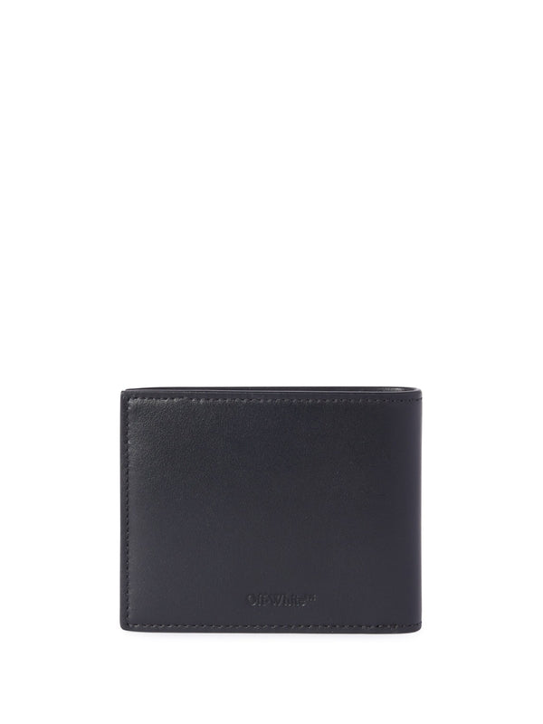 Arrow Logo Leather Bifold Wallet