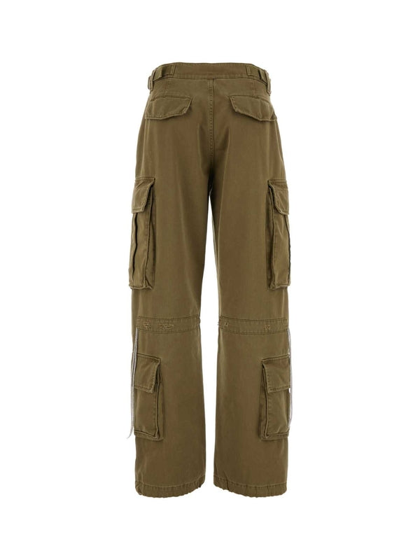 Patch Pocket Cotton Cargo Pants