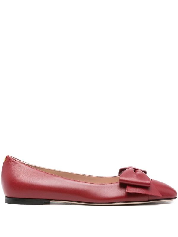 Valentino Red Flat Shoes