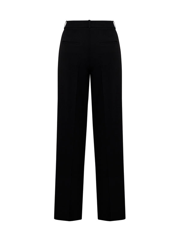 Black Pin-Tuck Pants