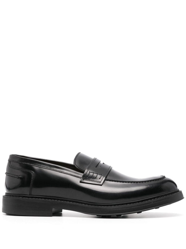 Black Leather Loafers