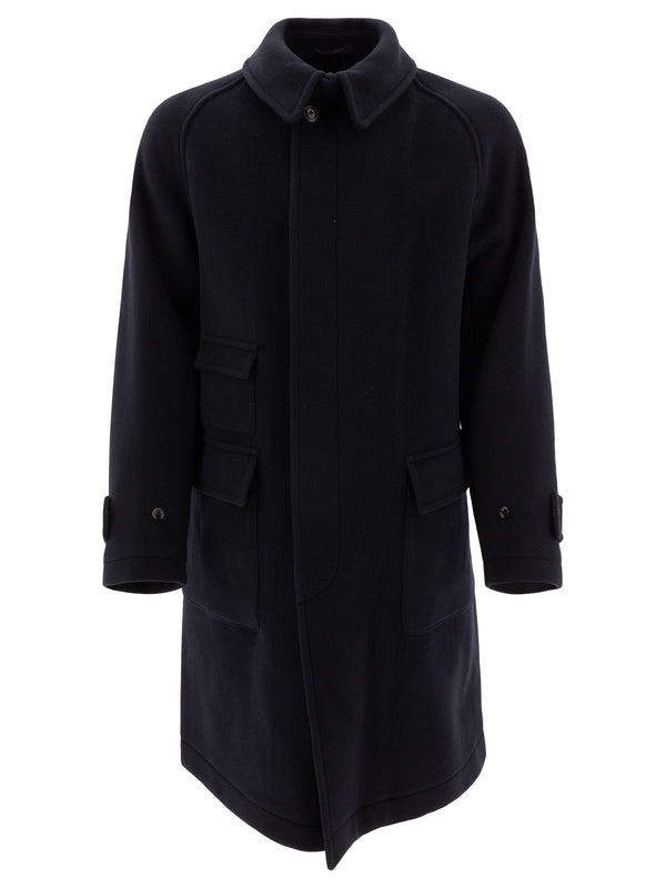 Single-breasted Wool Coat