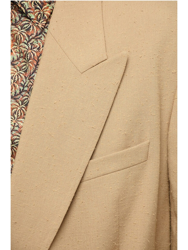 Beige Double Tailored Jacket