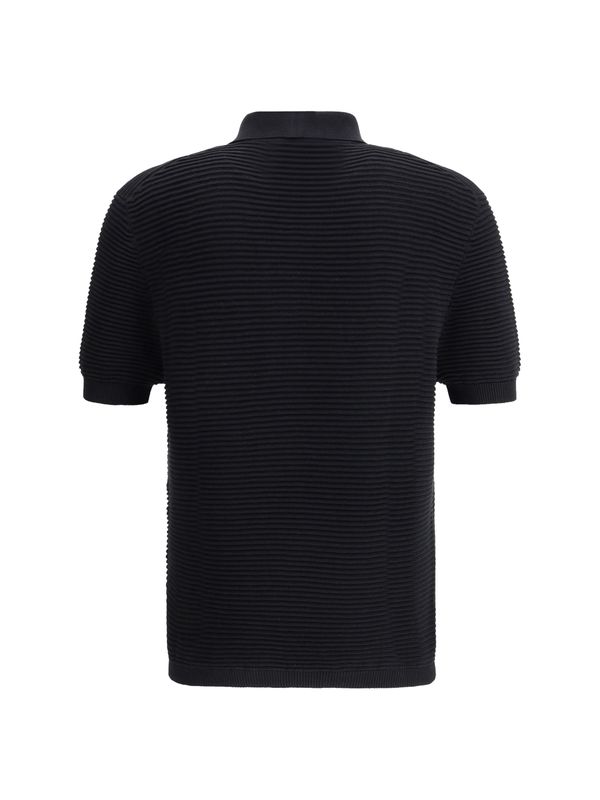Silk Cotton Short Sleeve Polo Shirt