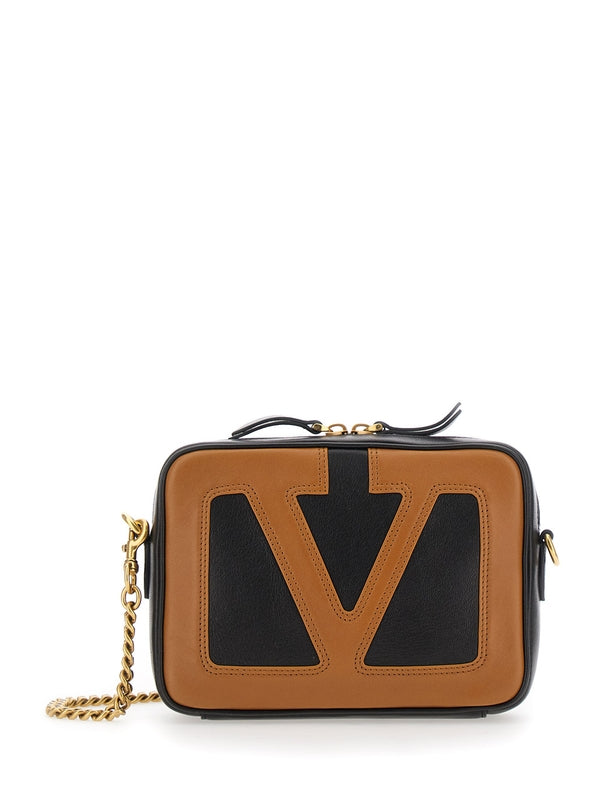 Valentino Black Brown Cross Bags